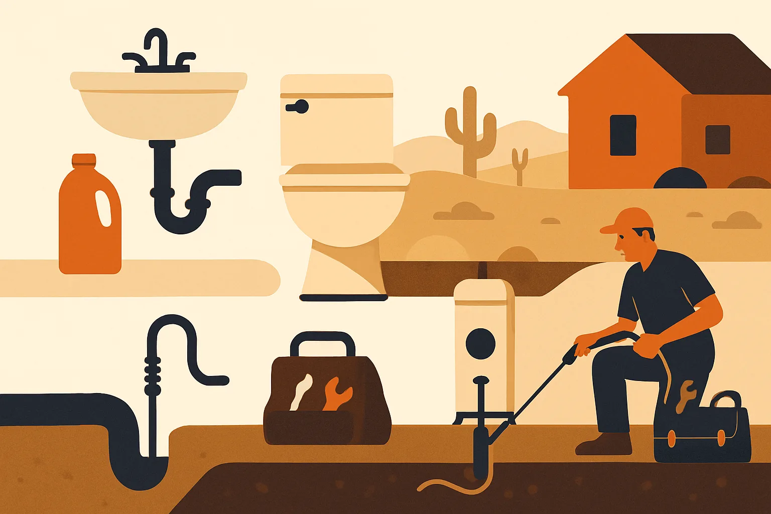 The best ways to clear stubborn sewer clogs in a Las Vegas home, ranked