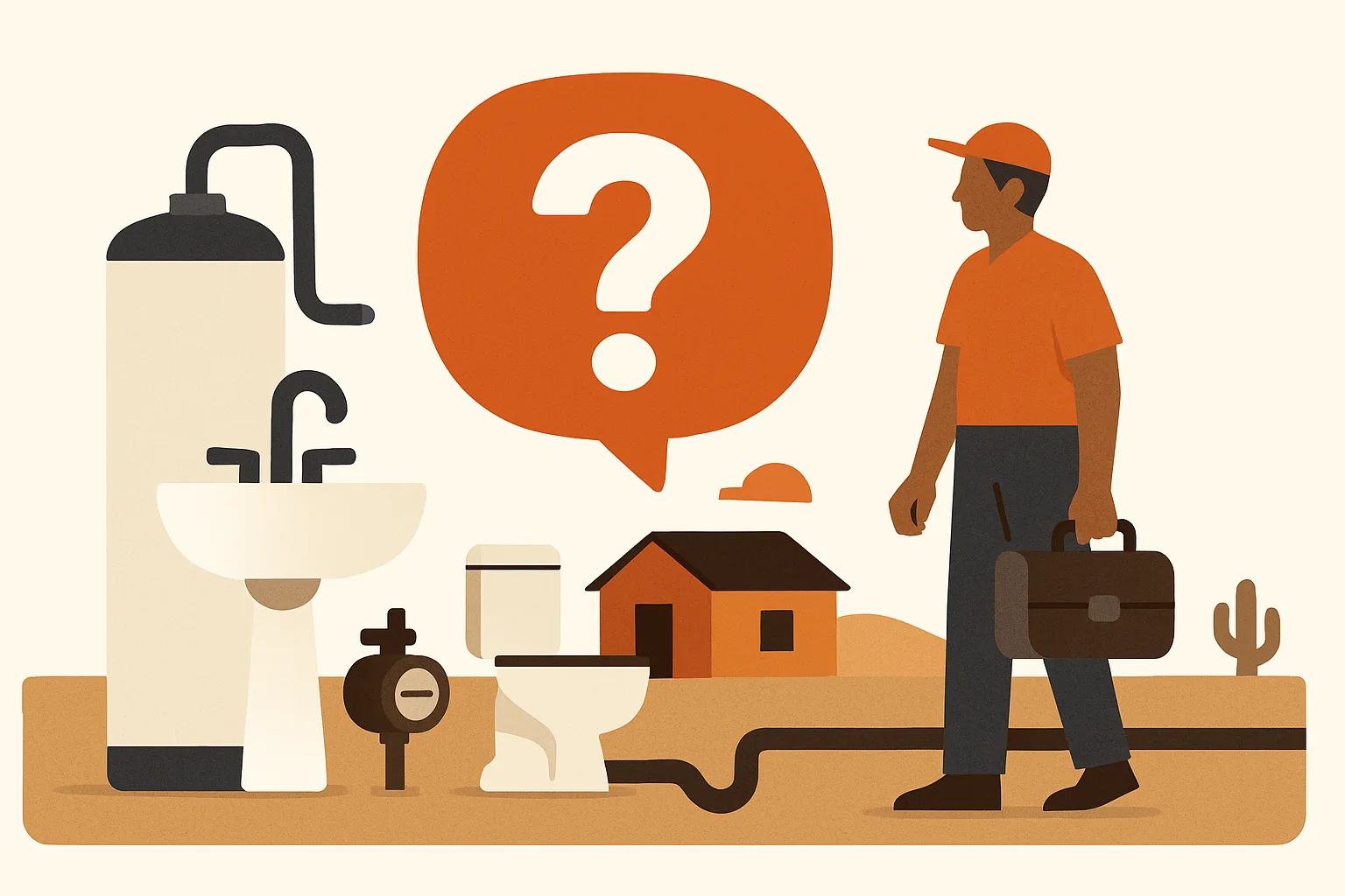 What questions should you ask before hiring a plumber for a water softener in Las Vegas?