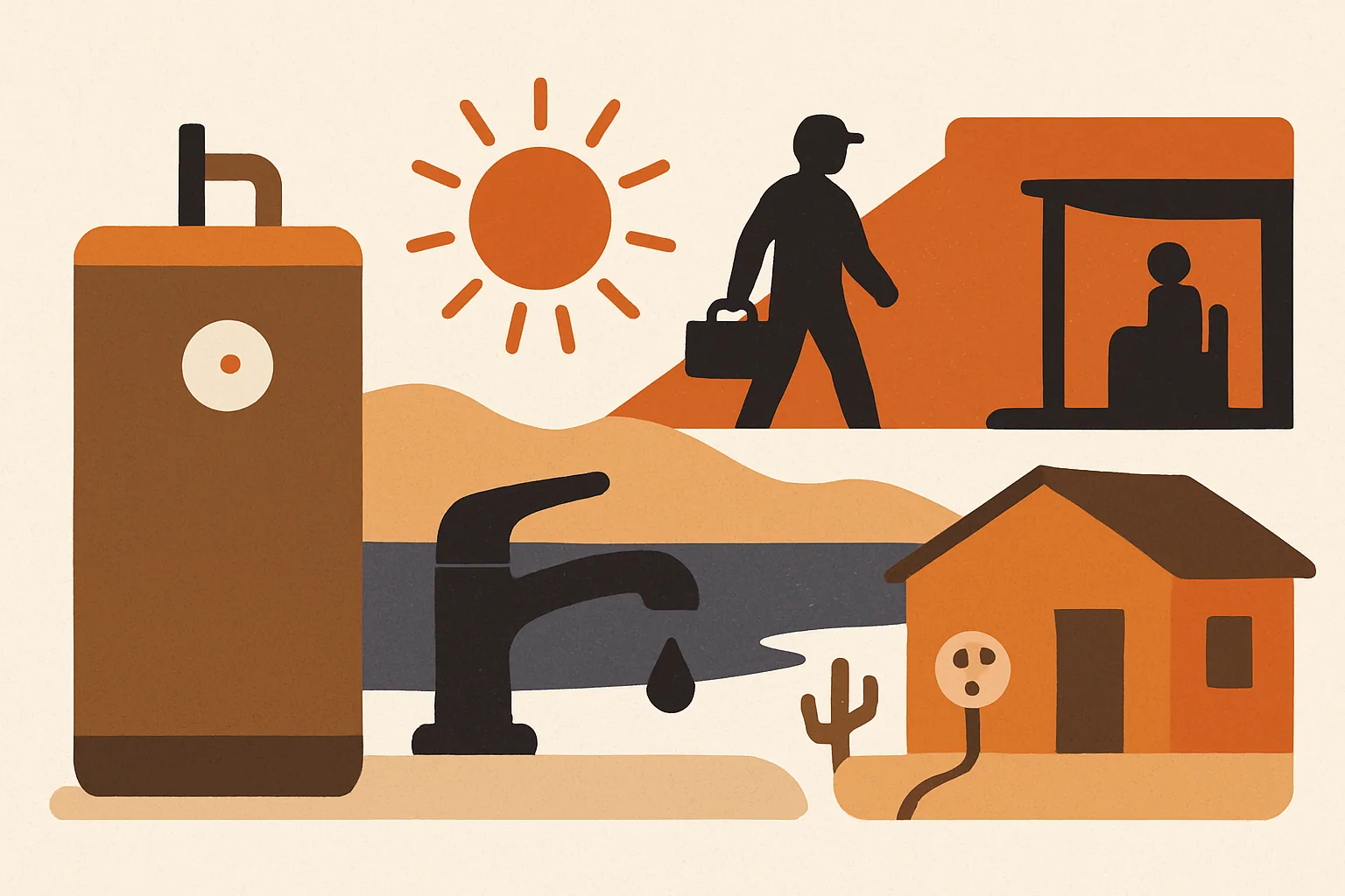 September 2026 heat warning and Lake Mead lows: what it means for people looking for a plumber