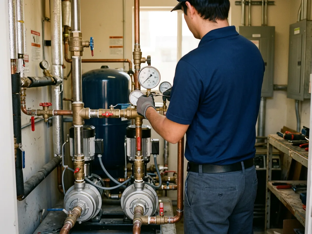 Booster pump systems — commercial plumbing in the Las Vegas Valley by Kingdom Plumbing