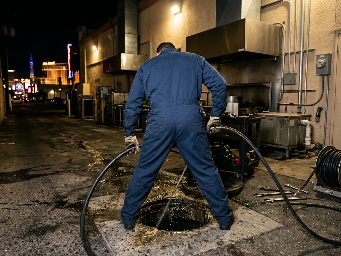 Grease line service — hydro jetting in Summerlin & The West Side, NV by Kingdom Plumbing