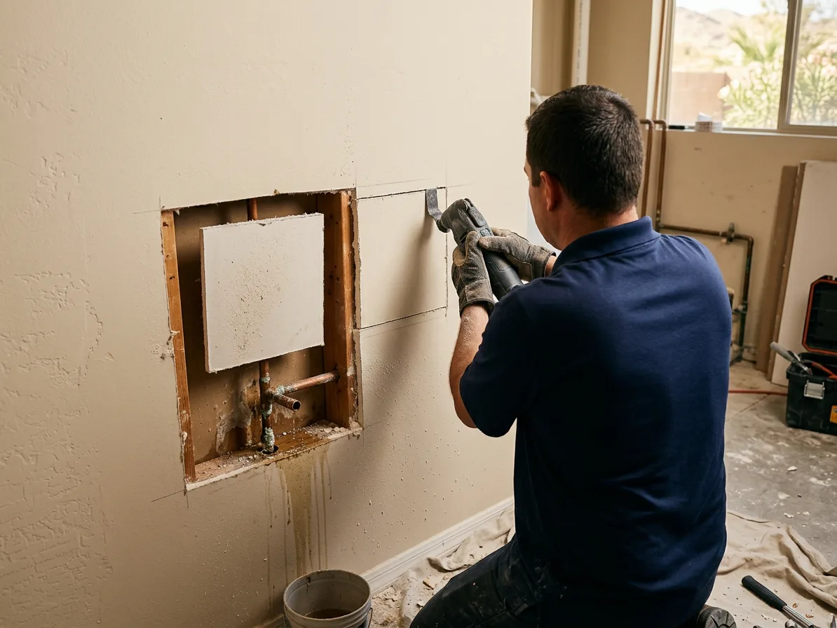 Wall and ceiling leaks — leak detection & repair in Red Rock & The Ridges, NV by Kingdom Plumbing