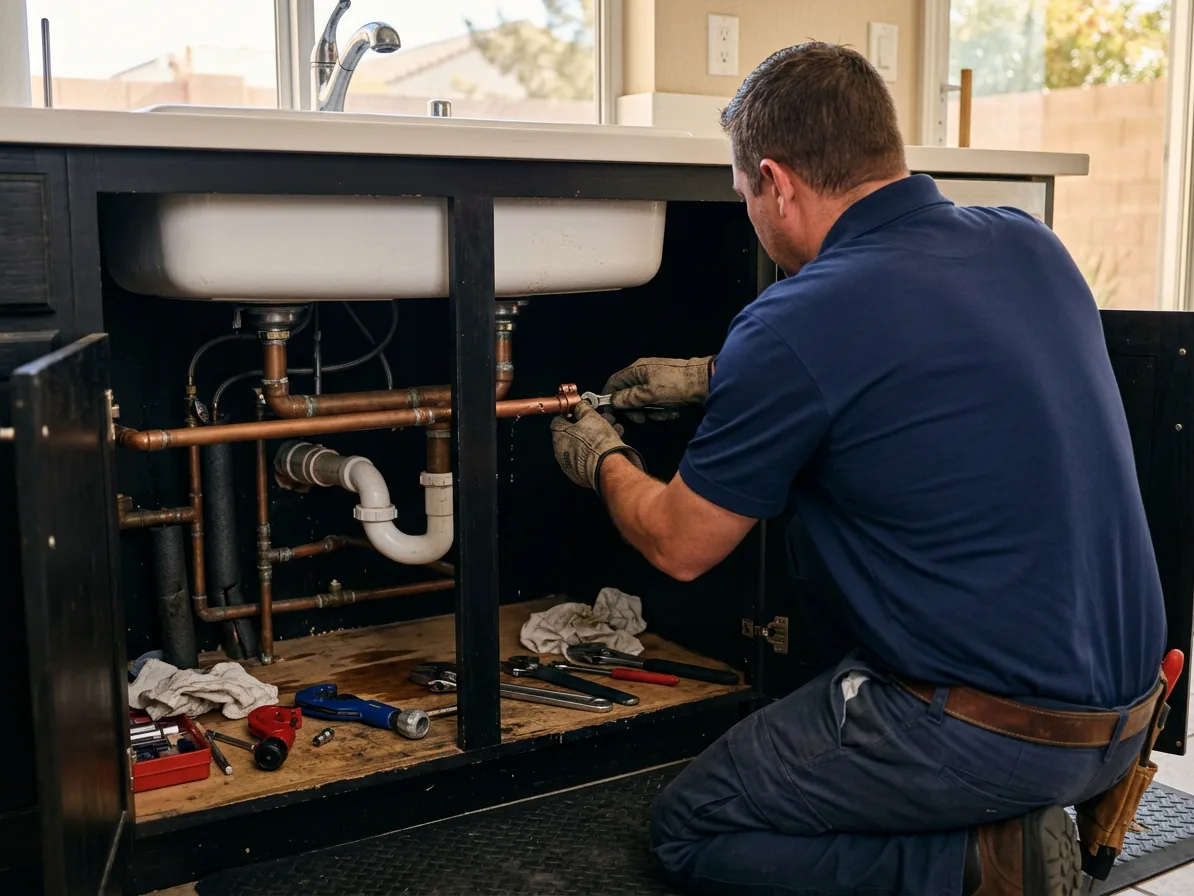 Pinhole and copper repair — leak detection & repair in Red Rock & The Ridges, NV by Kingdom Plumbing