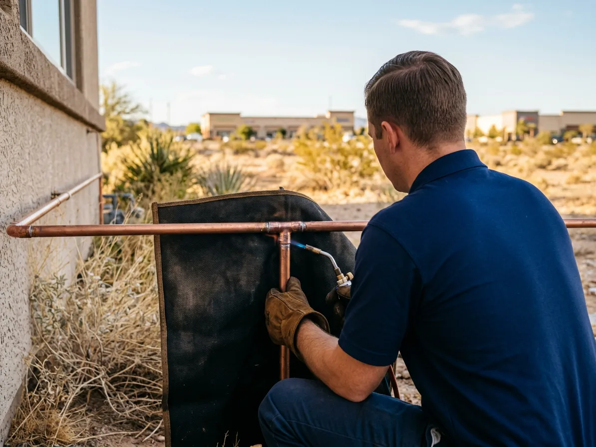 Copper and PEX repairs — residential plumbing in Enterprise, NV by Kingdom Plumbing