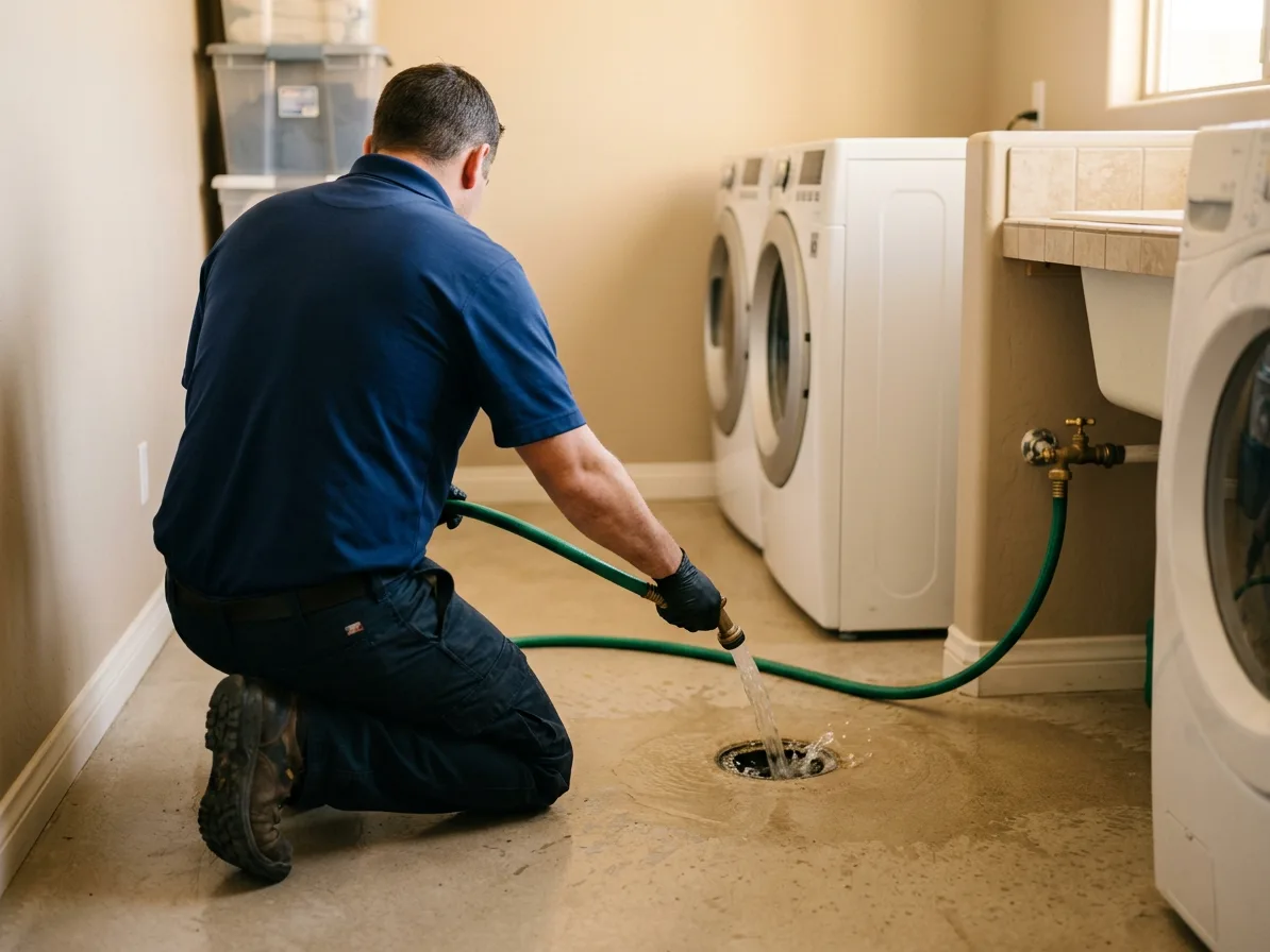 Laundry and floor drains — sewer & drain services in the Las Vegas Valley by Kingdom Plumbing