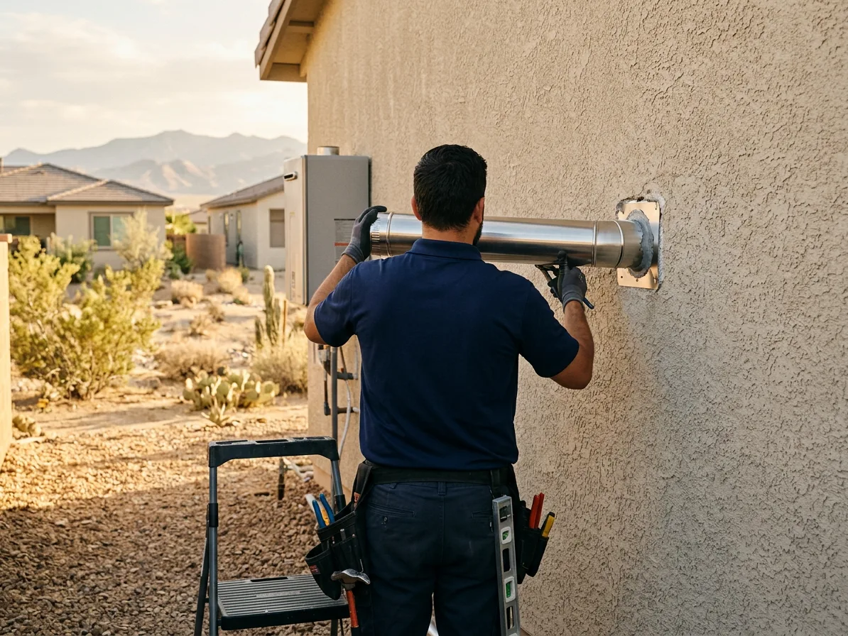 Venting and combustion air — tankless water heaters in the Las Vegas Valley by Kingdom Plumbing