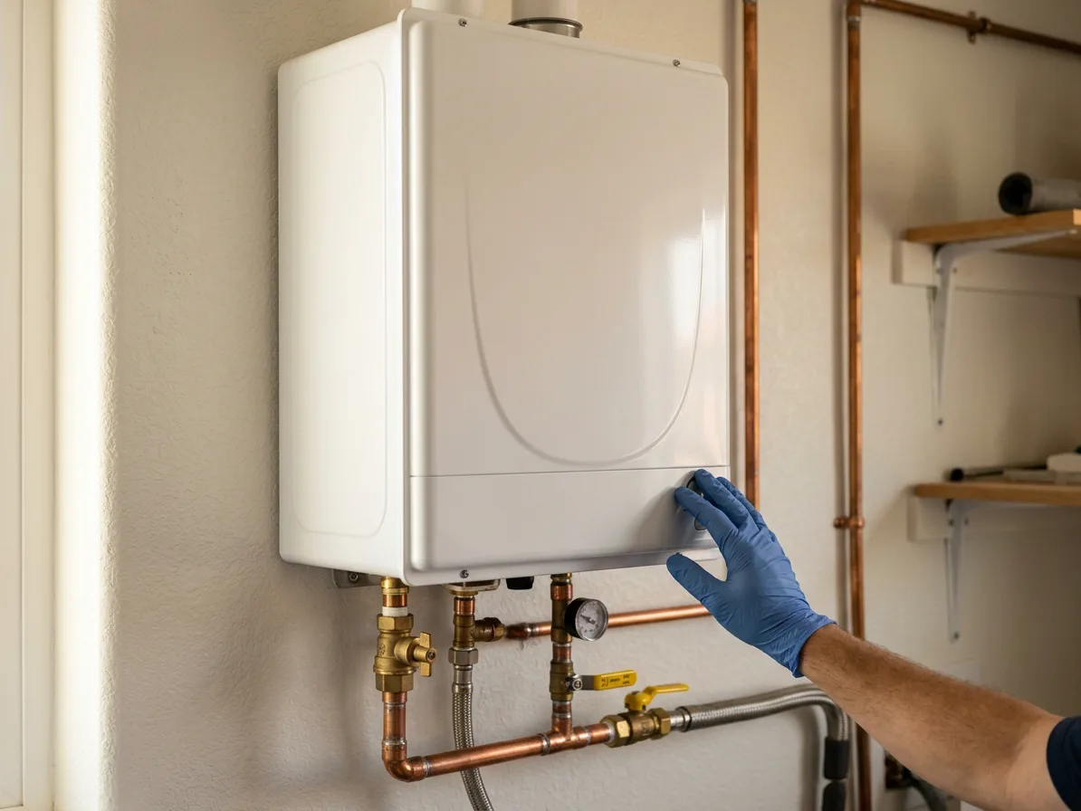Temperature setup — tankless water heaters in the Las Vegas Valley by Kingdom Plumbing