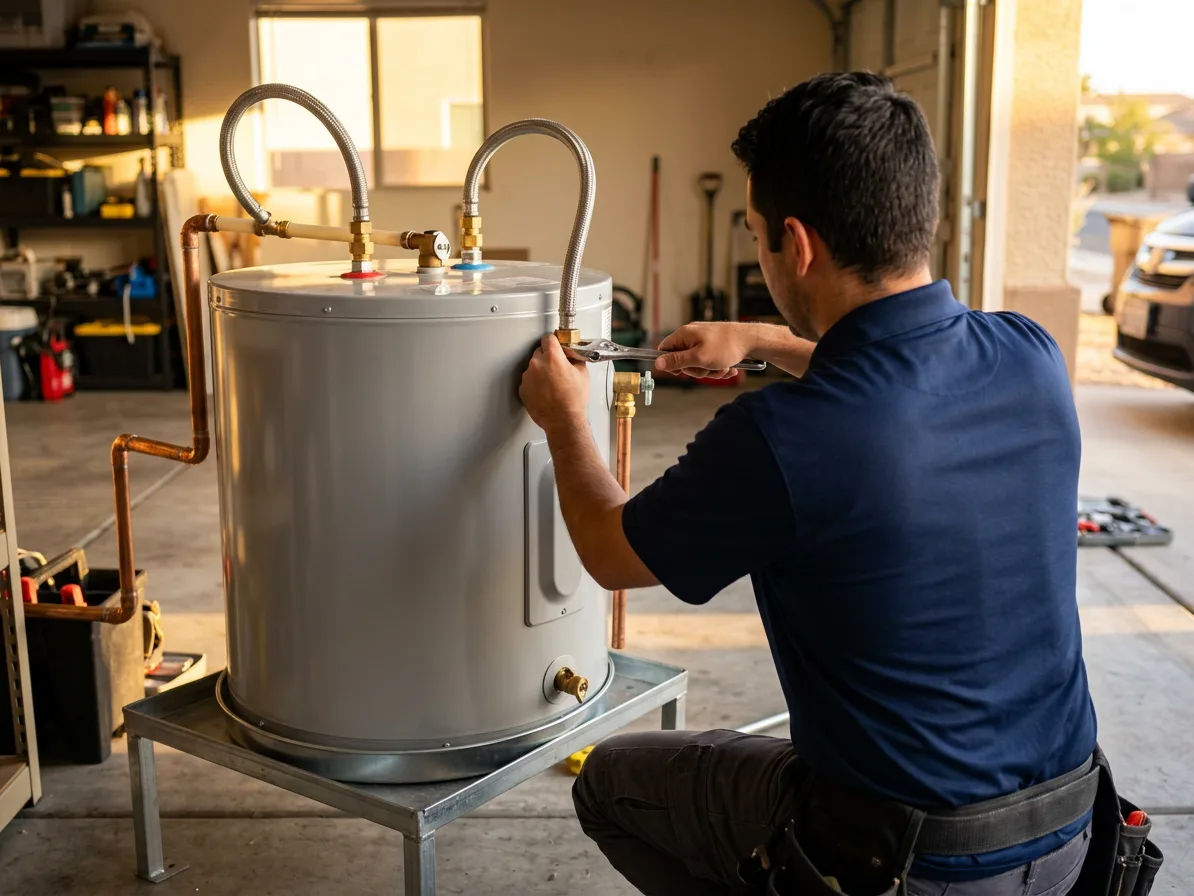 Tank water heater replacement — water heater repair in North Las Vegas, NV by Kingdom Plumbing