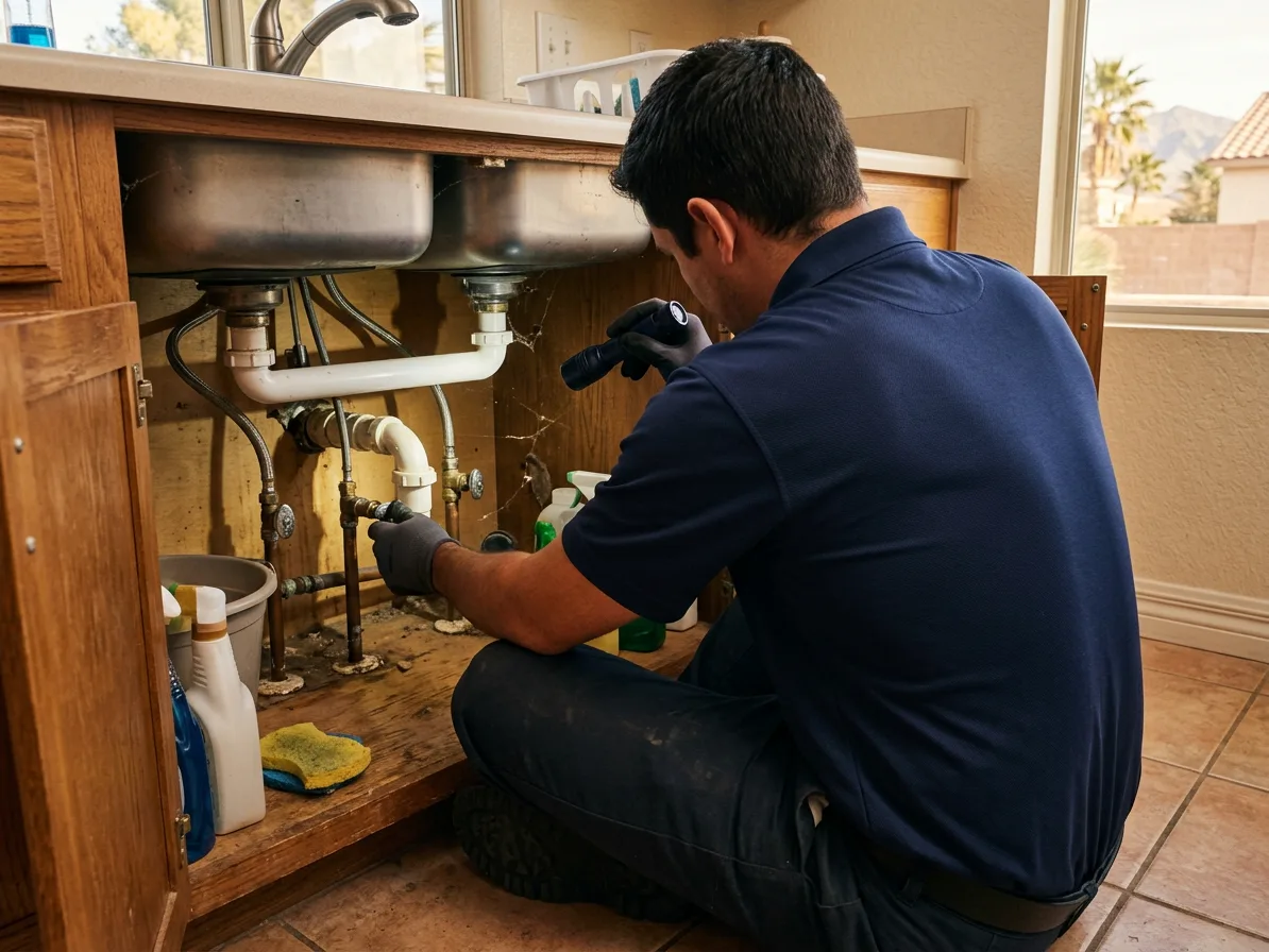 Fixture and valve check — whole home plumbing inspection in Enterprise, NV by Kingdom Plumbing