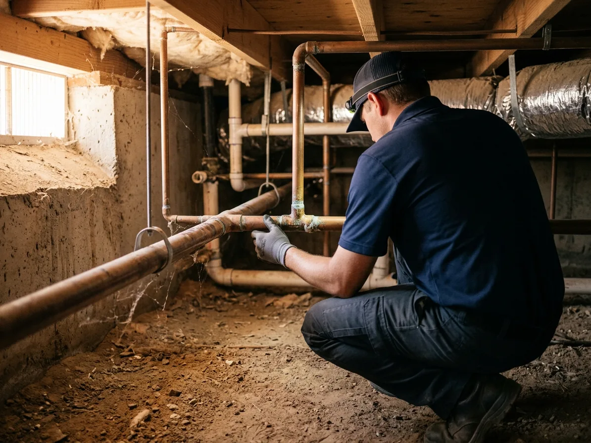 Concealed pipe inspection — whole home plumbing inspection in Enterprise, NV by Kingdom Plumbing