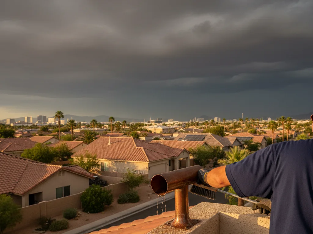 Dust, 111-Degree Heat, and the Valley's First Real Monsoon Push: A Pre-Storm Plumbing Checklist